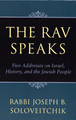 The Rav Speaks