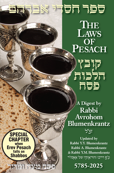 Pesach Digest 2025- Rabbi Blumenkrantz