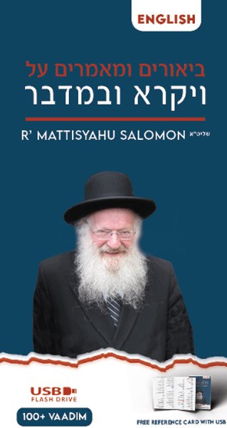 Rav Mattisyahu Salomon Vaadim - Vayikra and Bamidbar USB